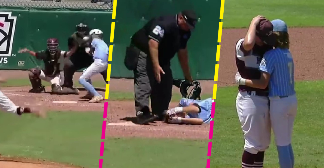 Bateador de Ligas Menores consuela al pitcher que le dio un pelotazo en la cabeza