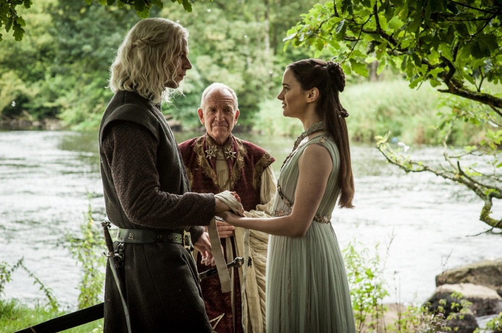 Rhaegar Targaryan y Lyanna Stark en 'Game of Thrones' 