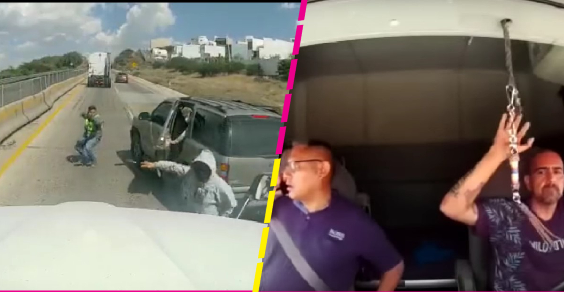 Video muestra robo de un tráiler en Querétaro
