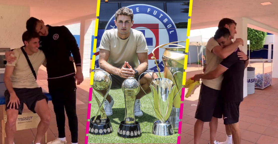 Santi Giménez regresó a México para despedirse de sus excompañeros