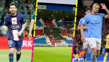 Los goles del tridente del PSG, el tifo del Rangers a la Reina Isabel y el gesto de Haaland en la Champions League