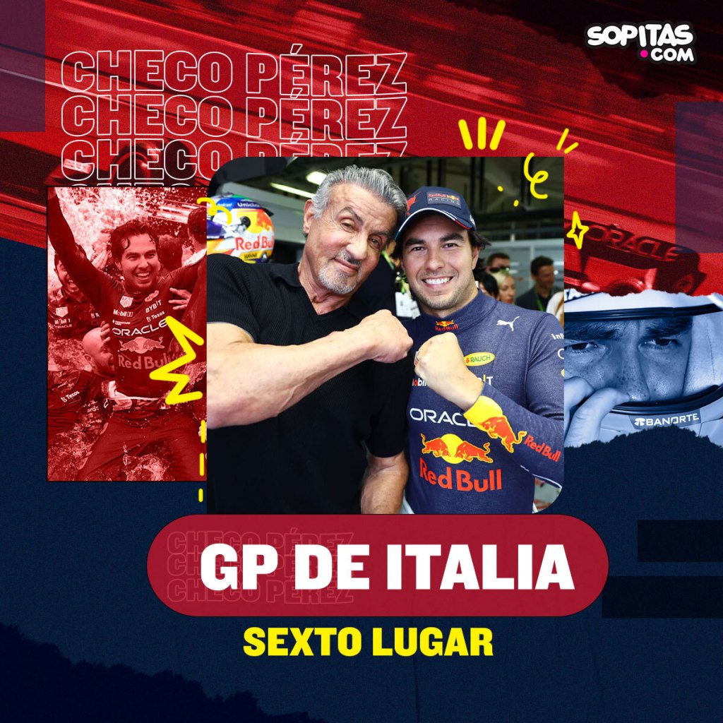 La mala largada y la remontada de Checo Pérez en el Gran Premio de Italia