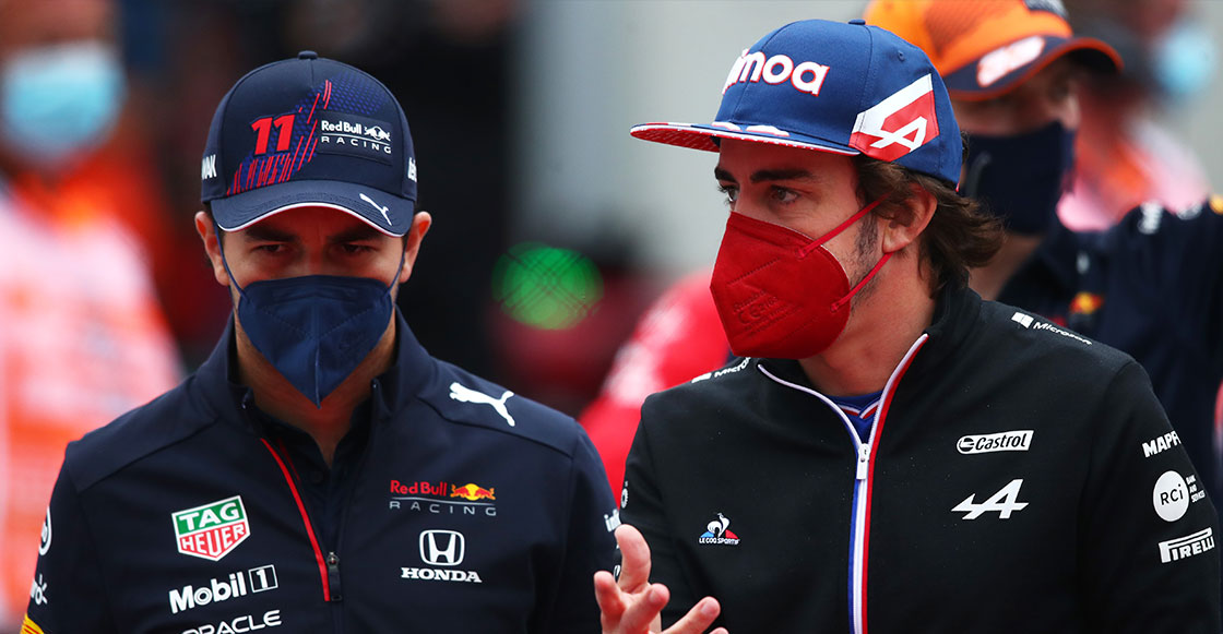Fernando Alonso sale en defensa de pilotos latinos: "Le han dicho muchas cosas a Checo"