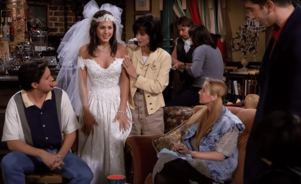 Monica presenta a Rachel en el piloto de 'Friends' 