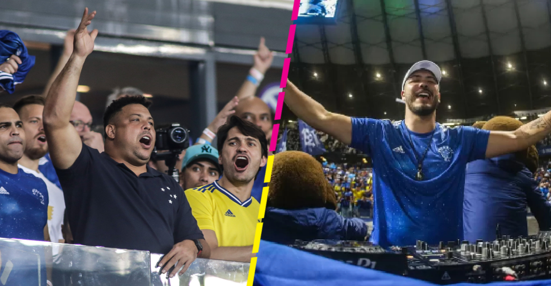 El hijo de Ronaldo, el Fenómeno, fue el DJ en el regreso del Cruzeiro a la primera división en Brasil