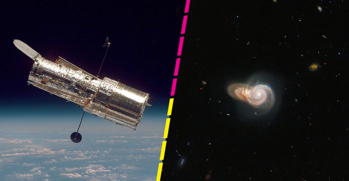 ¡¿Están chocando?! El espectacular encuentro entre dos galaxias captado por el Telescopio Hubble