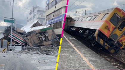 Fotos y videos: Las terribles imágenes del sismo de magnitud 6.9 que sacudió Taiwán