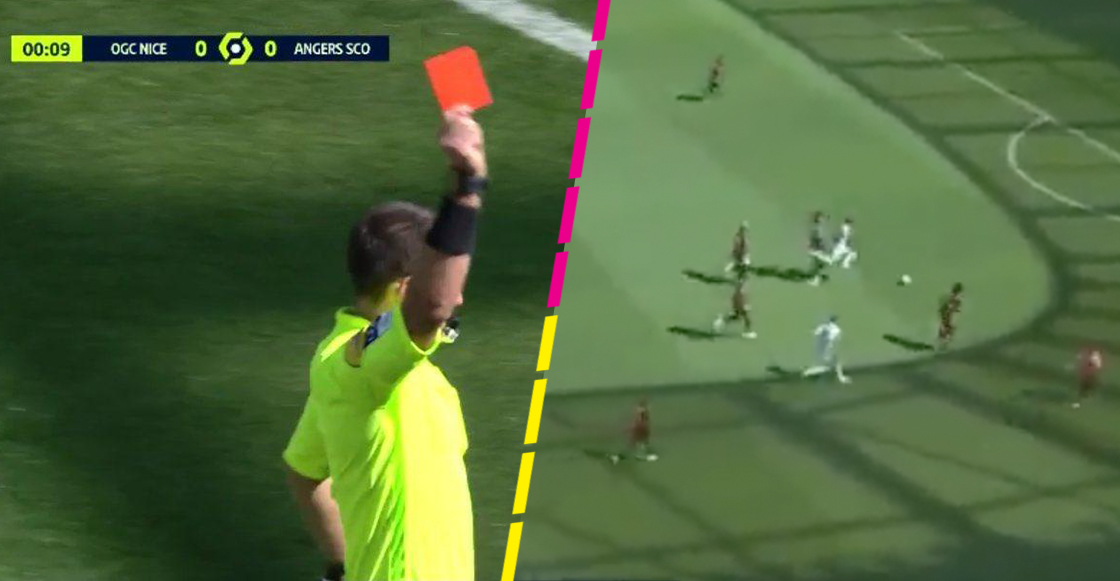 Jean-Clair Todibo registró la expulsión más rápida en la Ligue 1, ¿y en la historia del futbol?