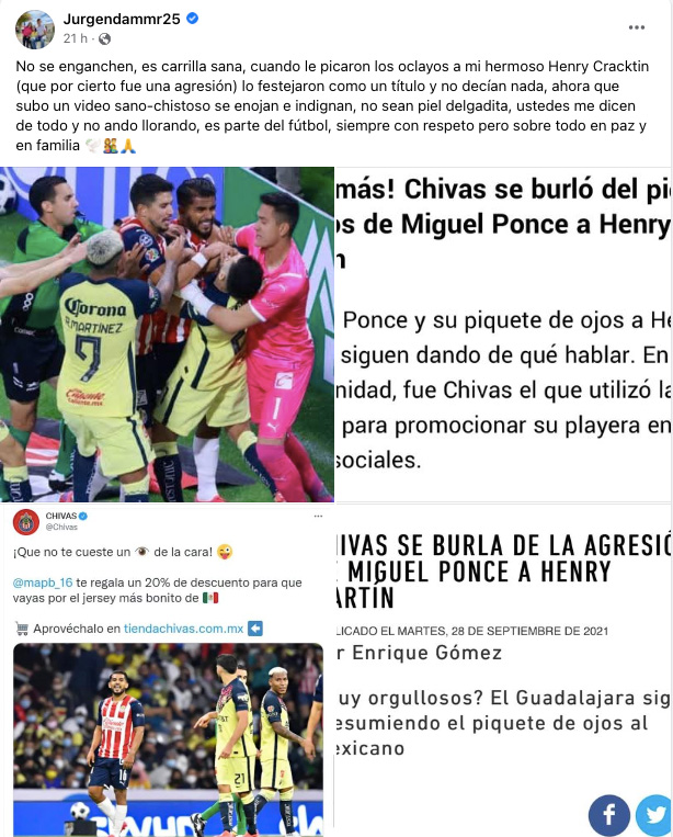 "No sean piel delgadita": El mensaje de Jürgen Damm a la afición de Chivas después del Clásico Nacional