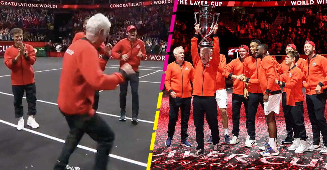 ¡Baila, McEnroe! Los festejos del Equipo del Mundo tras ganar la Laver Cup por primera vez