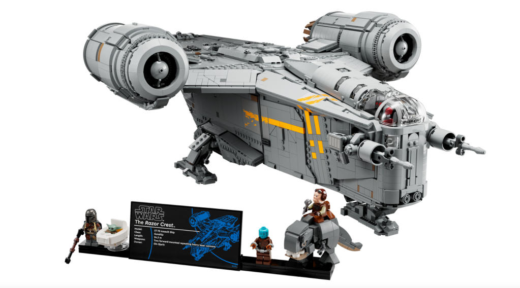 Checa el nuevo set de LEGO de la nave Razor Crest de 'The Mandalorian'