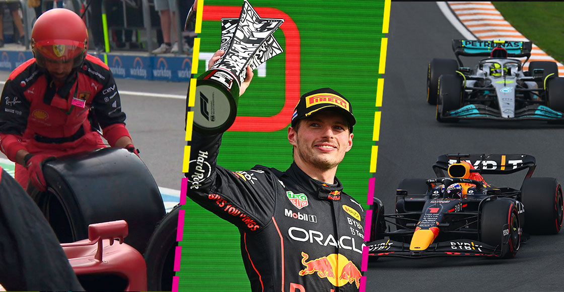 El agarrón entre Checo y Hamilton ( y su rabia), el osote de Ferrari con Sainz y el triunfo de Verstappen en el GP de Países Bajos