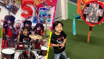 ¡Mini rockero! Niño celebra su cumpleaños con una fiesta temática de Mötley Crüe y se hace viral