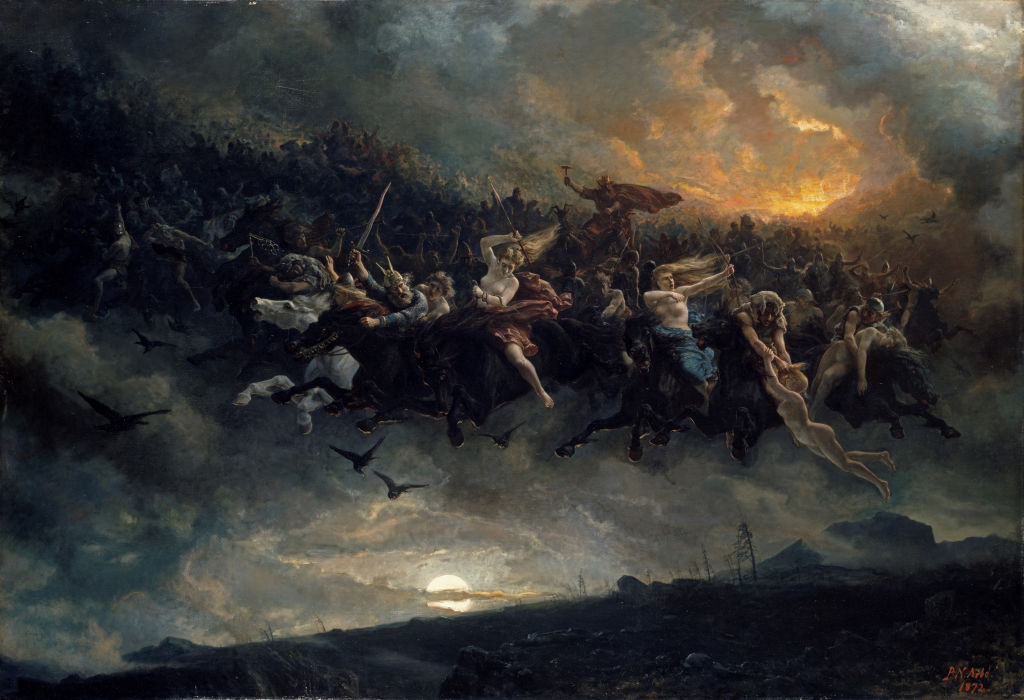 'The wild Hunt of Odin', (1872)