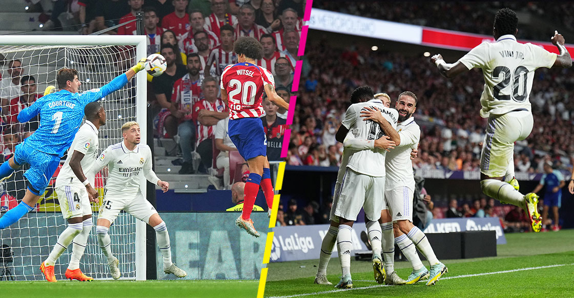 El osote de Courtois y los goles con los que Real Madrid se chamaqueó al Atlético en el Wanda