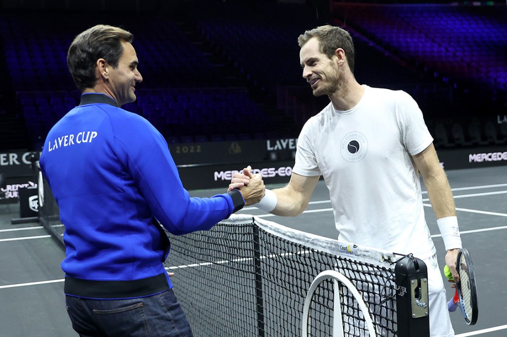 Roger Federer y Andy Murray en la laver Cup