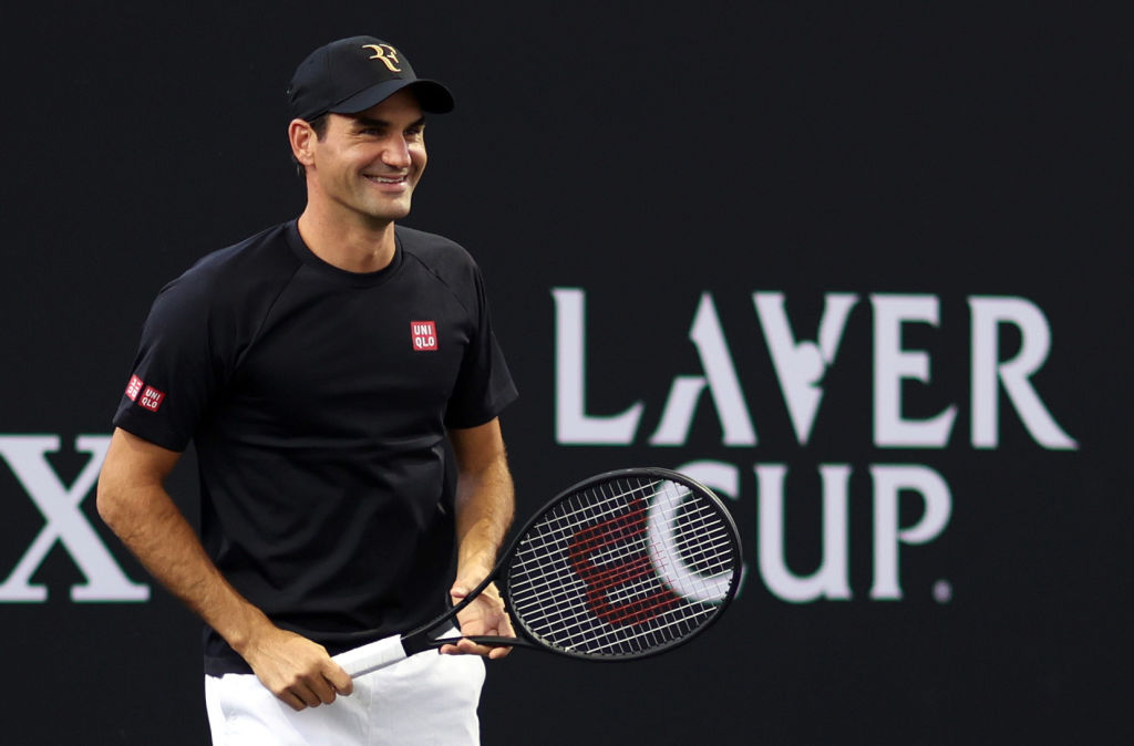 Roger Federer último entrenamiento Laver Cup