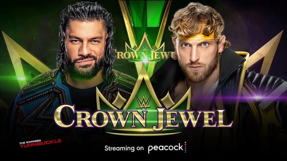 Roman Reigns vs Logan Paul en Crown Jewel de WWE