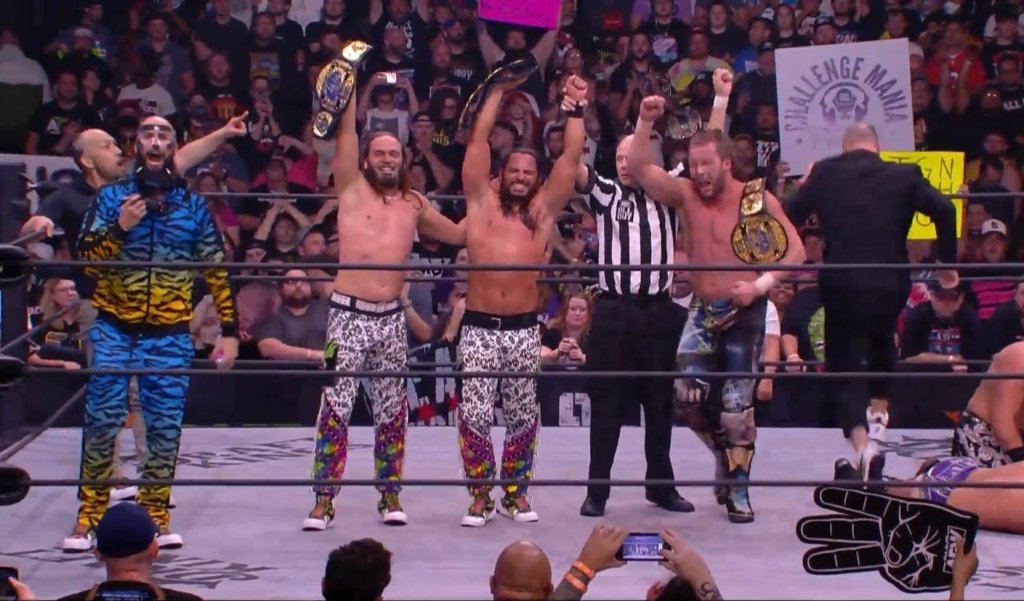 The Young Bucks y Kenny Omega