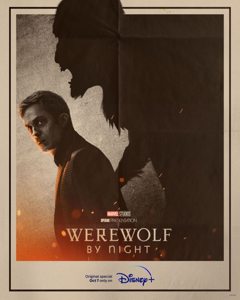 Póster oficial de 'Werewolf by Night'