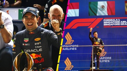 Checo Pérez se visualiza en el podio del Gran Premio de Japón