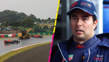 Dice Checo Pérez que la grúa en el Gran Premio de Japón es "lo más bajo en años" en la Fórmula 1