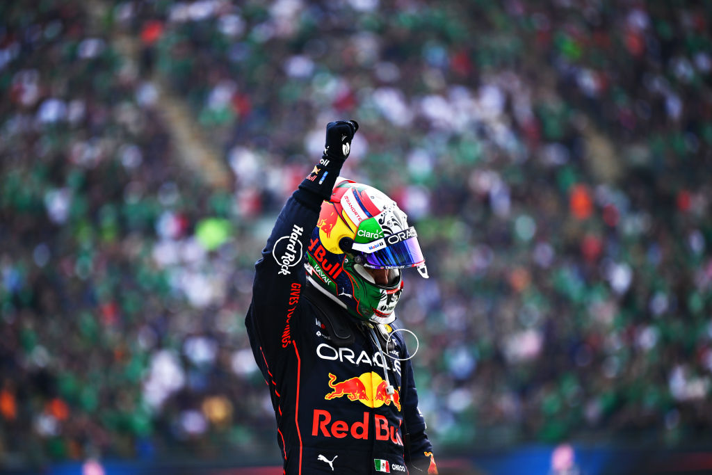 "Ha sido increíble": Las palabras de Checo tras subir al podio del GP de México