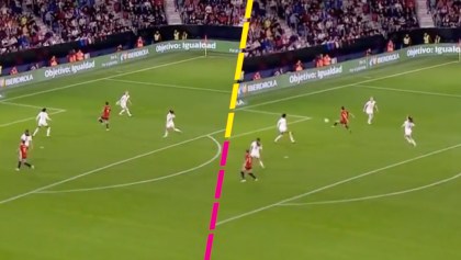 El remate (y gol) imposible de Esther González en la victoria de España ante Estados Unidos