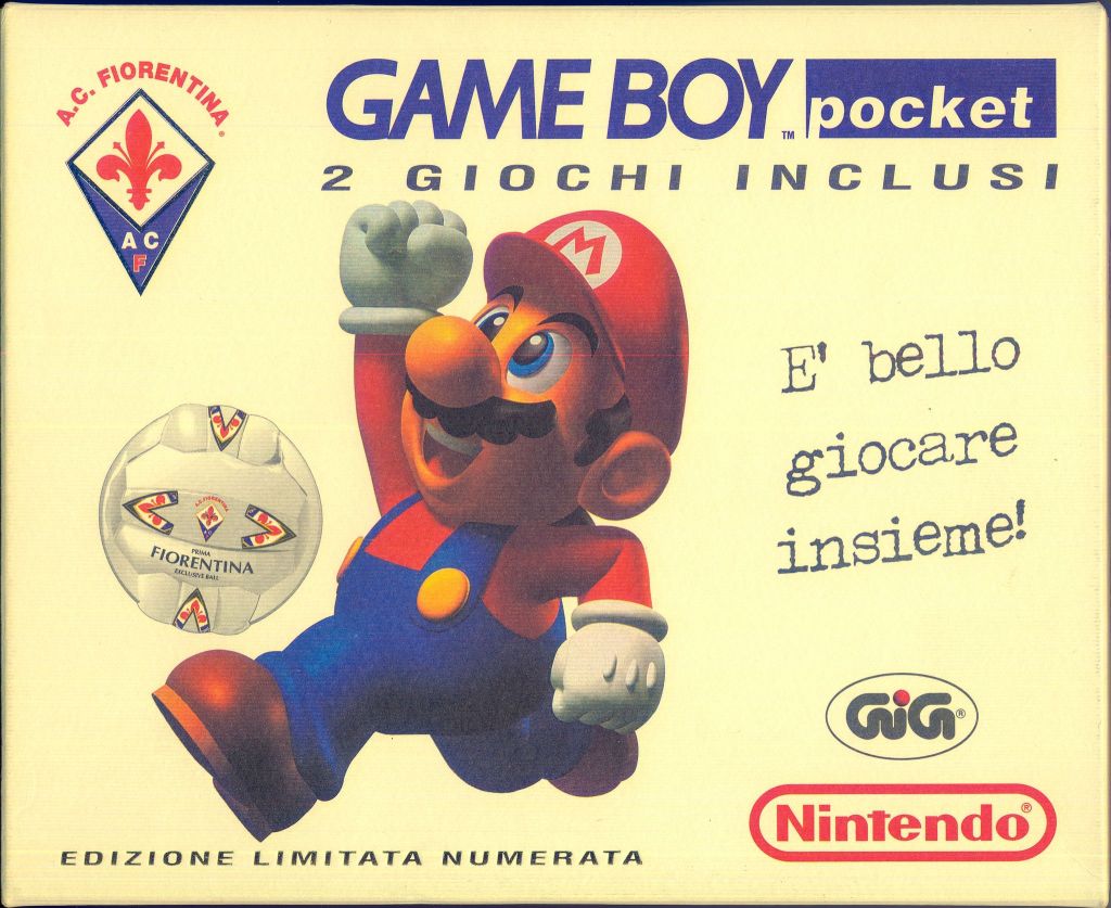 Promocional de la Fiorentina y Nintendo