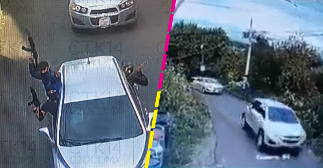 Grupo armado se pasea por calles de Milpa Alta en CDMX