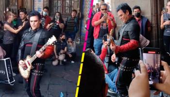 ¡Palomazo! Guitarrista de Rammstein tocó "Du Hast" gratis en el Zócalo de CDMX