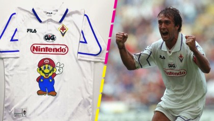 La historia del mítico jersey de la Fiorentina con Mario Bros que fue hecho en México