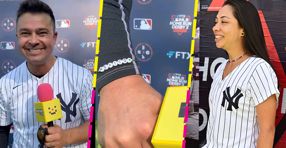 El regalo que Stefanía Aradillas entregó a Nick Swisher previo al Home Run Derby X