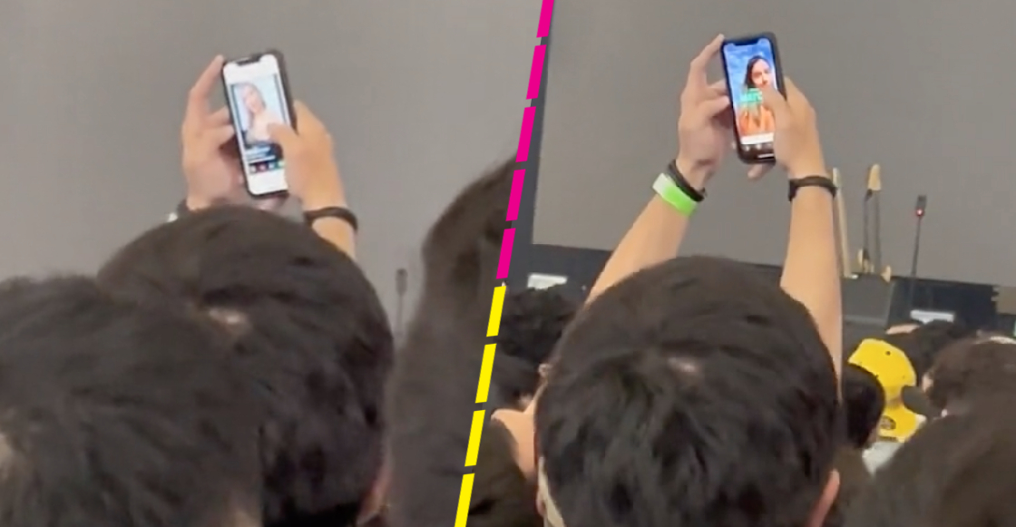 Joven se pone a ligar con una app en un concierto y consigue una cita