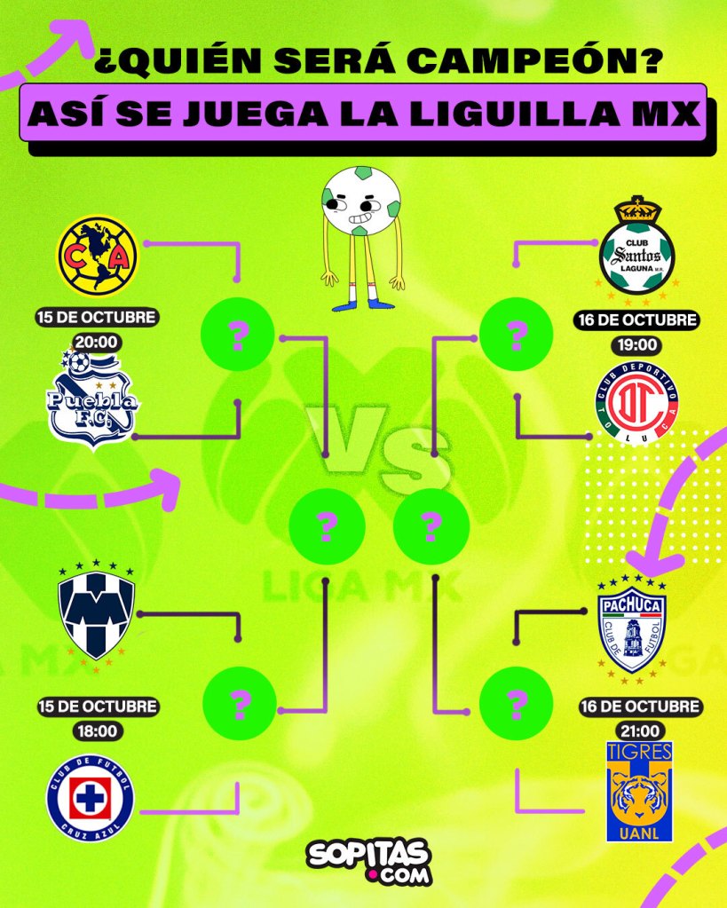 ¡No habrá clásico! Así se jugará la Liguilla del Apertura 2022 de la Liga MX