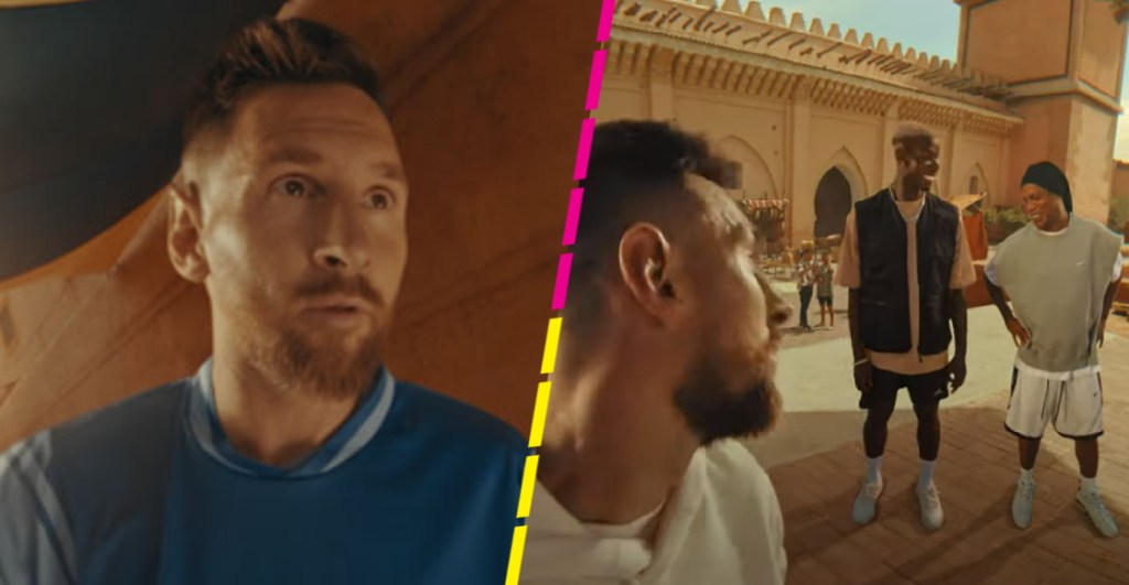 Messi, Ronaldinho y Paul Pogba se unen en festival de caños para el comercial 'Nutmeg Royale'