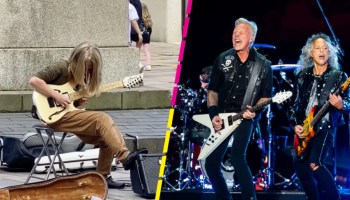 Niño toca "Master Of Puppets" de Metallica en la calle y se hace viral