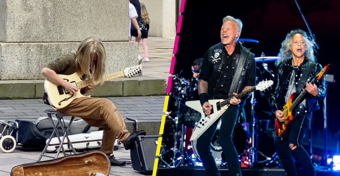 Niño toca "Master Of Puppets" de Metallica en la calle y se hace viral