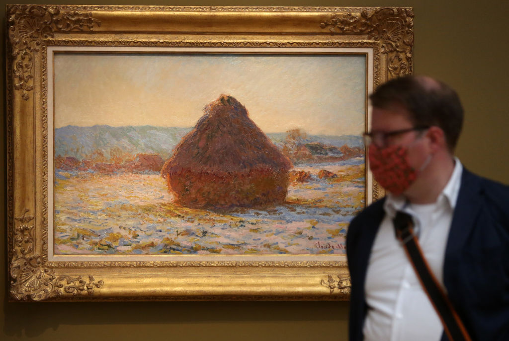 Una vez más: Activistas lanzan puré de papa a "Les Meules" de Monet en Alemania  