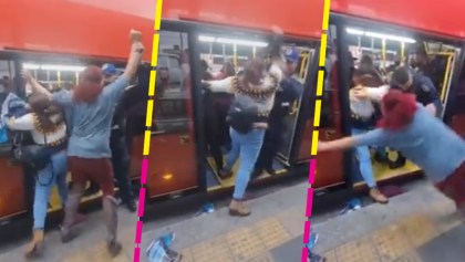 Mujeres golpean a policías de CDMX al negarse a salir del Metrobús