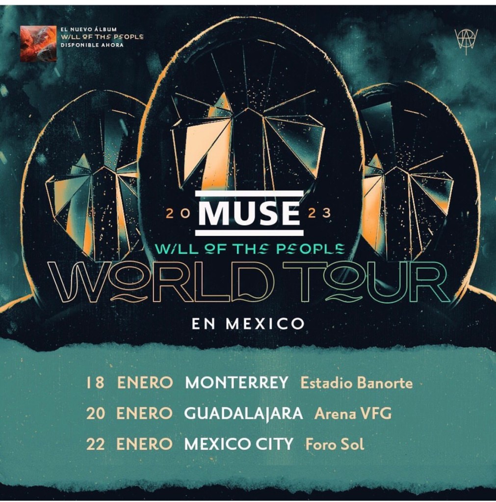 Fechas, lugares y más: Esto es todo lo que debes saber sobre el regreso de Muse a México