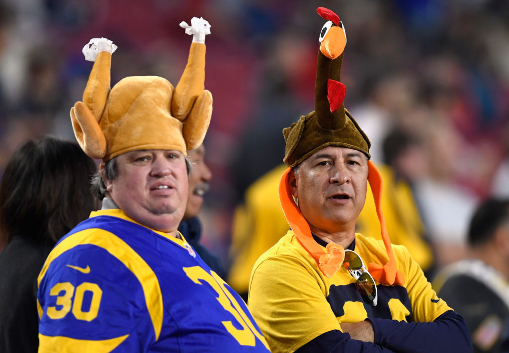 Fans de Thanksgiving en la NFL