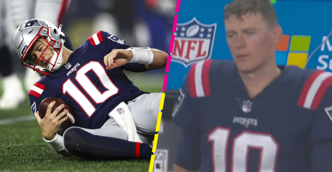 "Estoy fuera", las palabras de Mac Jones tras su desastrosa noche con los Patriots ante Bears
