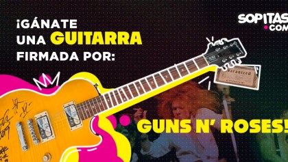 ¡Participa para ganarte una guitarra firmada por Guns N' Roses!