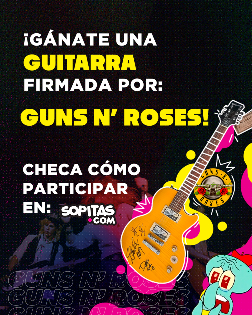 ¡Participa para ganarte una guitarra firmada por Guns N' Roses!