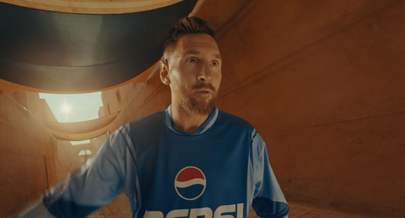 Messi en el comercial 'Nutmeg Royale'
