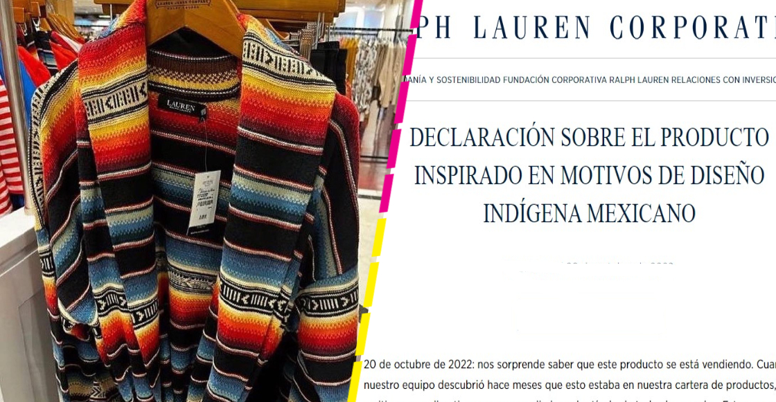 La explicación de Ralph Lauren ante acusación de plagio