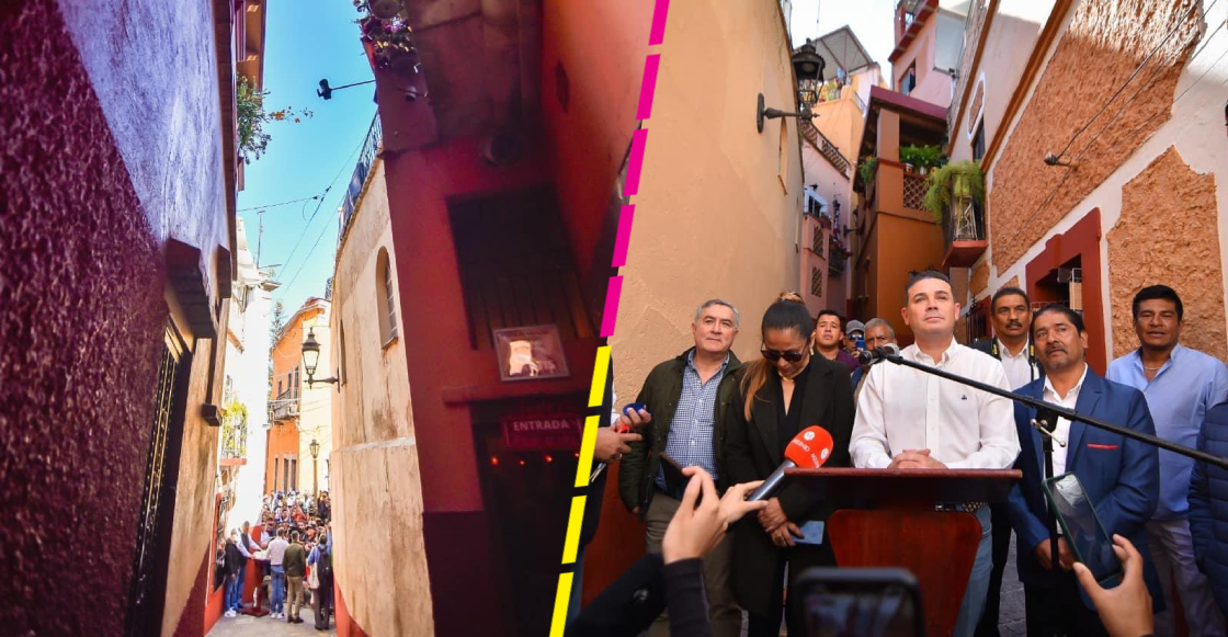 Alcalde reabre el callejón del beso en Guanajuato con "mejoras"