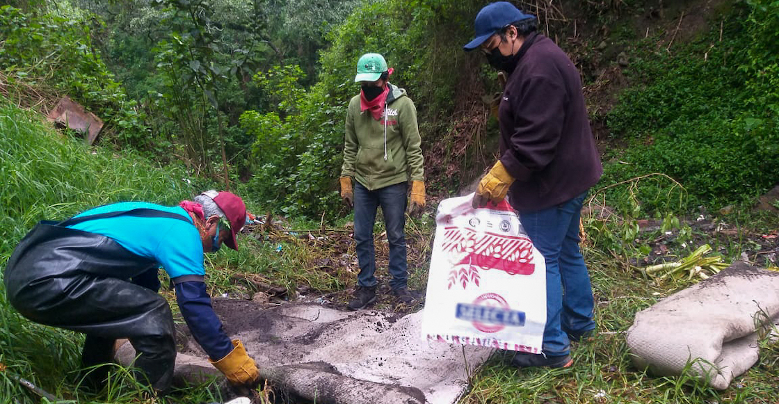 Recogen más de mil toneladas de basura en barrancas de la CDMX