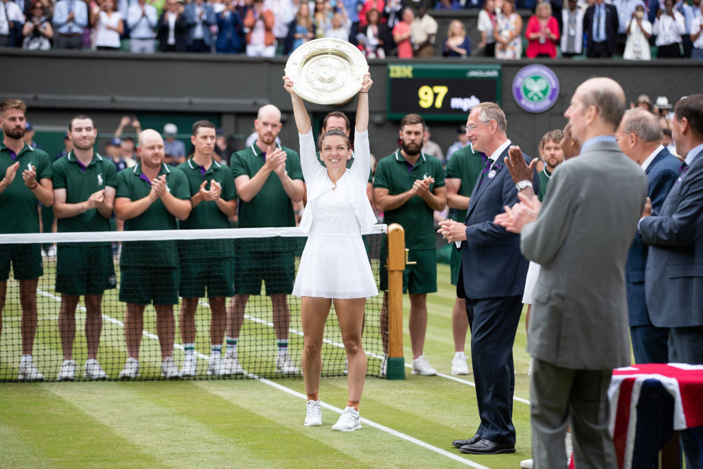 Simona Halep tocó el cielo al ganar Wimbledon